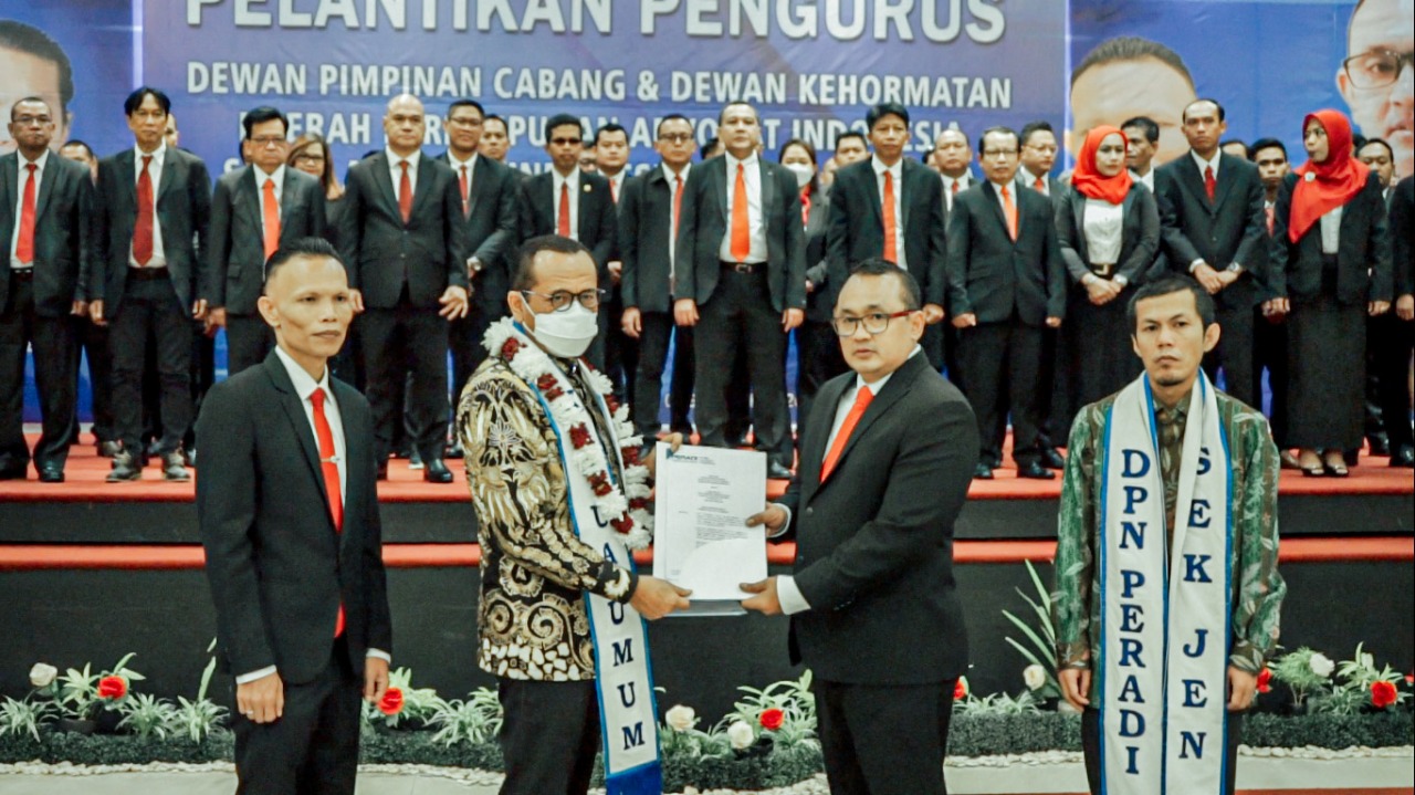 Pelantikan Pengurus DPC Tangerang masa bakti 2022 - 2026