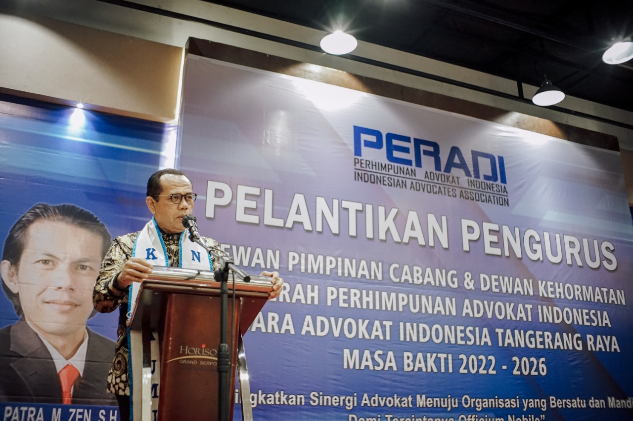 Pelantikan Pengurus DPC Tangerang masa bakti 2022 - 2026