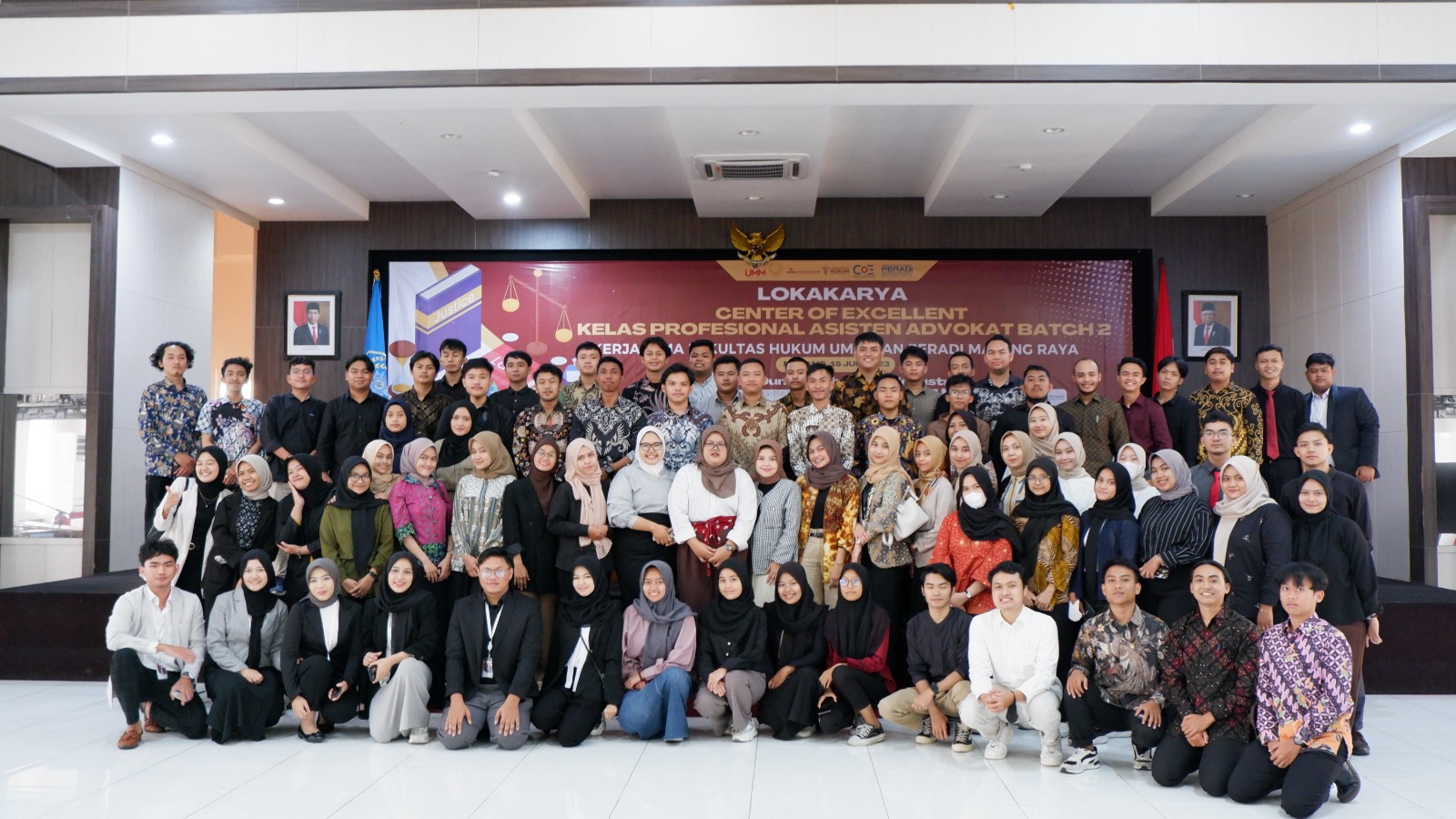 DPC PERADI SAI Malang Raya bekerjasama dengan Fakultas Hukum Universitas Muhammadiyah Malang dalam mengadakan Program "Lokakarya Center Of Excellence - Sekolah Asisten Advokat" "Upaya bersama untuk mencetak advokat yang unggul dan berintegritas" yang berlokasi di Fakultas Hukum Universitas Muhammadiyah Malang, pada Sabtu 15 Juli 2023 dan jumlah mahasiswa yang mengikuti sebanyak 65 orang