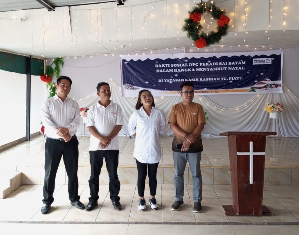 Dalam rangka menyambut Natal, DPC PERADI SAI BATAM melakukan kegiatan BAKTI SOSIAL di Panti Asuhan Kasih Kasihan Batam, pada tanggal 09 Desember 2023