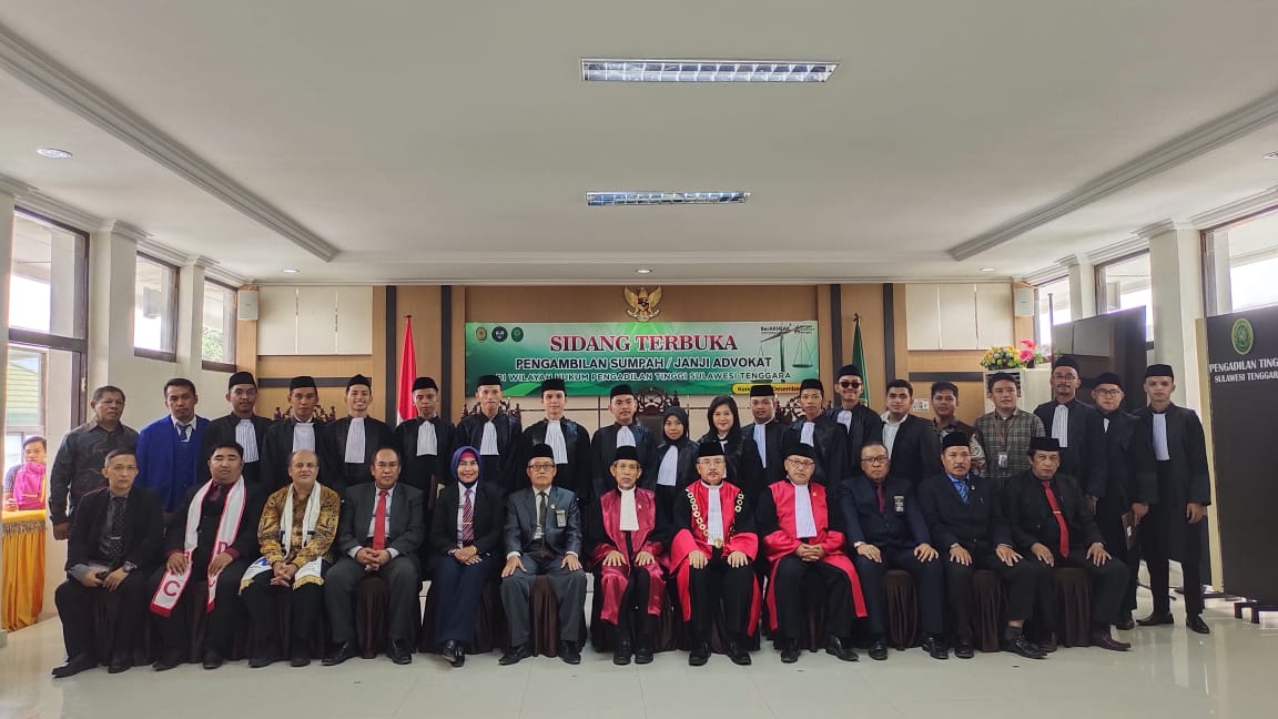 DPC PERADI SAI Kendari telah melaksanakan Pelantikan di Hotel Horison Kendari, pada 19 Desember 2023 dan Penyumpahan di Wilayah Hukum Pengadilan Tinggi Sulawesi Tenggara, pada 20 Desember 2023. Dengan jumlah 24 peserta yang dilantik.