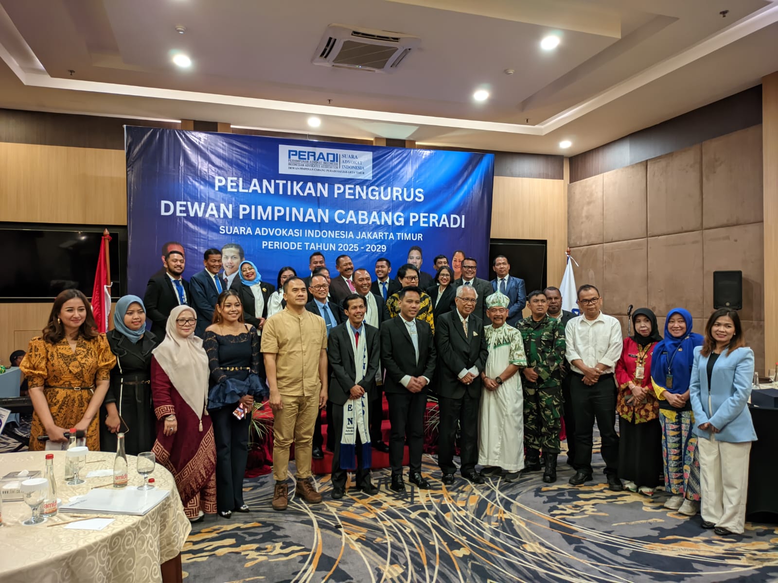 Pelantikan Pengurus DPC PERADI SAI Jakarta Timur dan pengukuhan rekan Caesario David Kaligis, S.H., M.H. sebagai ketua DPC Jakarta Timur yang baru untuk periode 2025 - 2029.